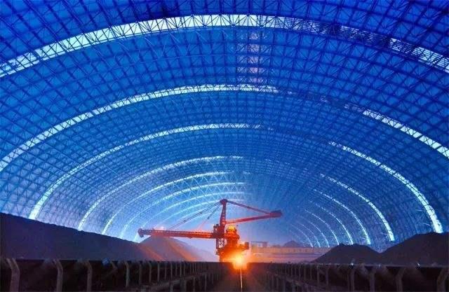 杨浦亿优钢构工程师为您解析原料场封闭技术的特点和类型